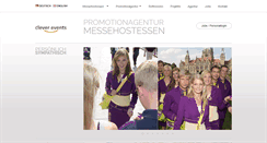 Desktop Screenshot of clever-events.de